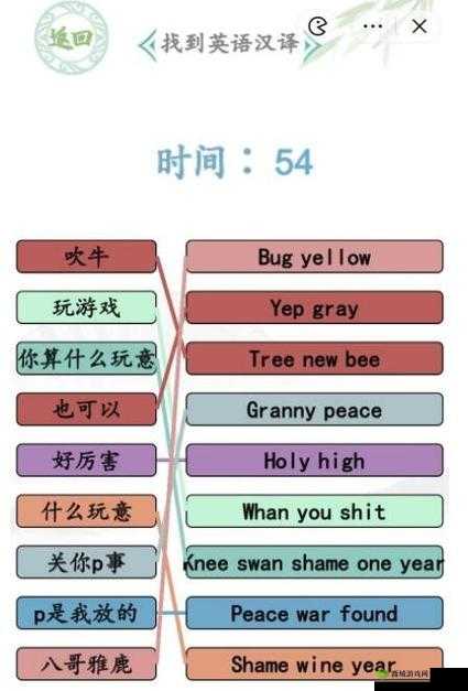 汉字找茬王英文翻译连线通关攻略:挑战汉字与英语的奇妙连结