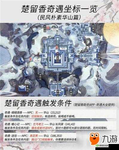 楚留香手游奇遇送信完成技巧及地点坐标详解